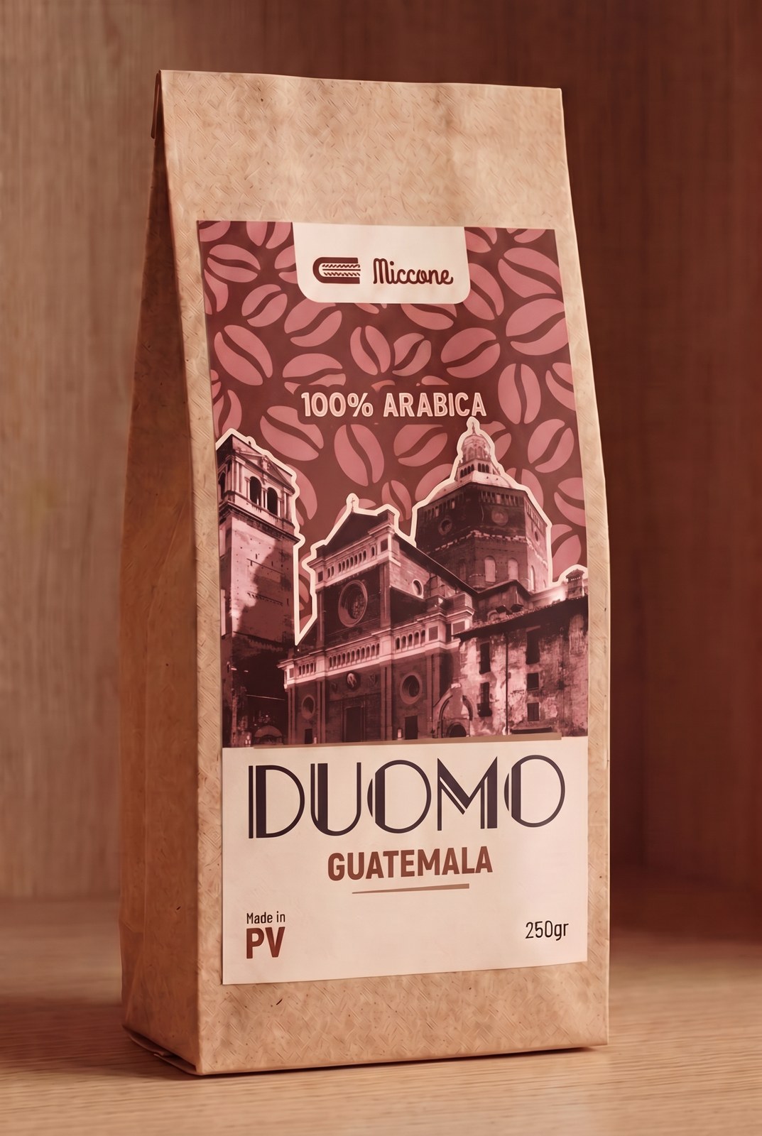 Packaging caffè Duomo - Guatemala 100% Arabica
